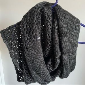 North Face black infinity scarf